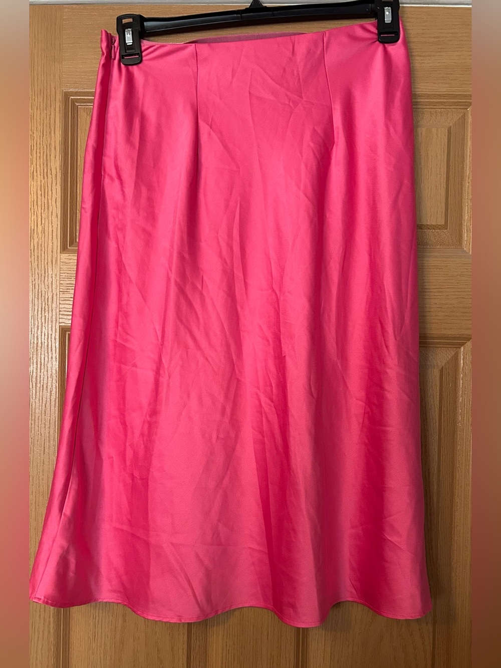 Express Hot Pink Midi Skirt